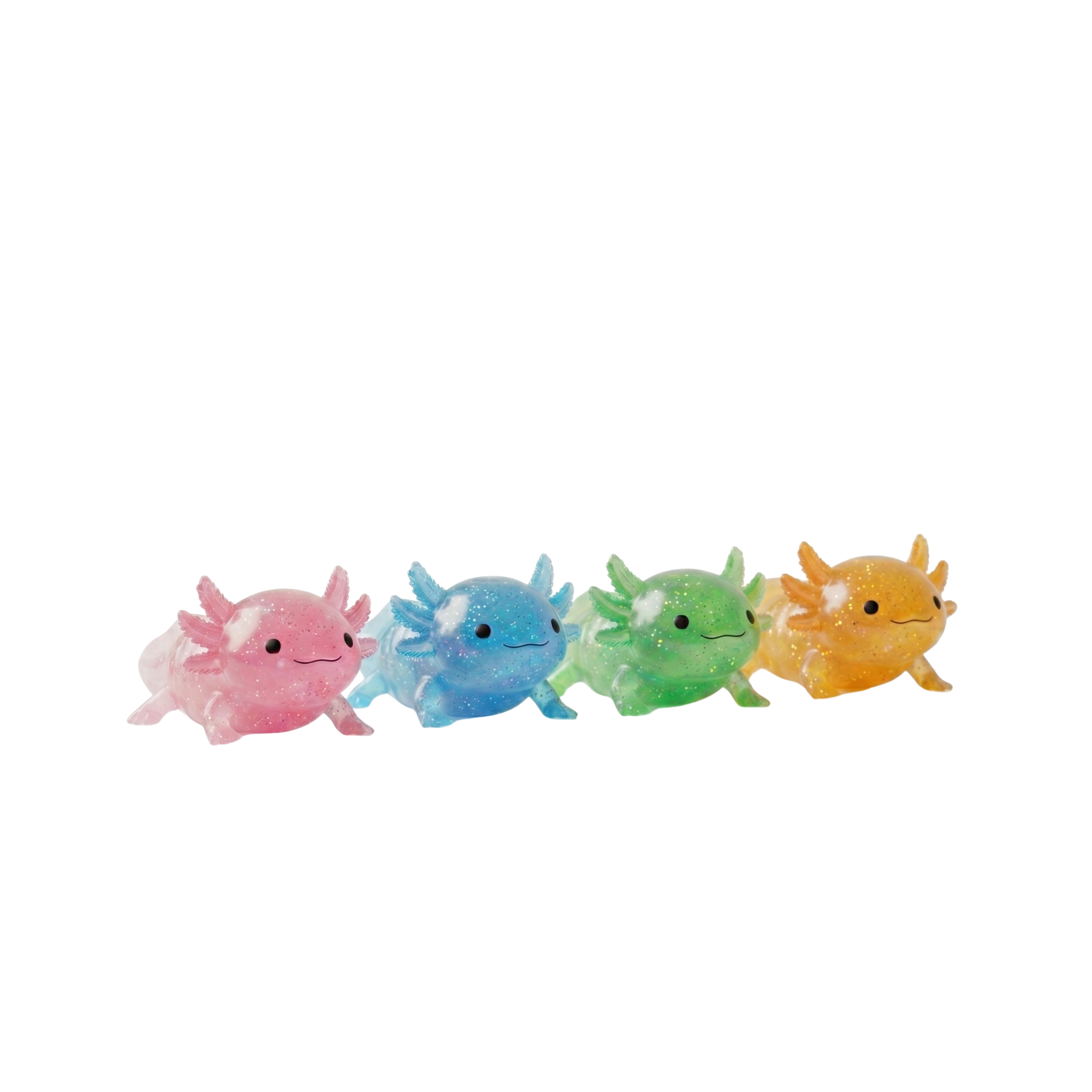 Glitter Axolotl Squishy