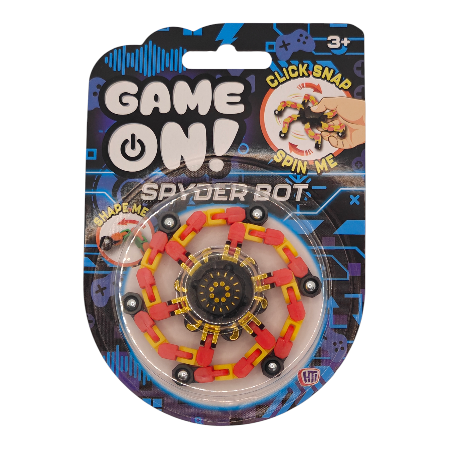 🤖 Game On! – Spyder Bot Click & Snap Fidget