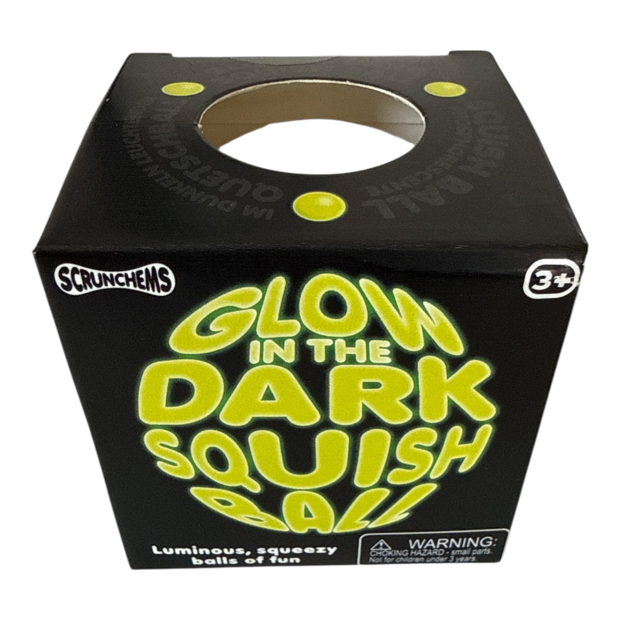 Glow in the Dark Squish Ball – Luminous Sensory Stress Toy