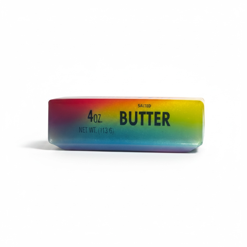 Rainbow Slow Rise Butter Stick Squishy