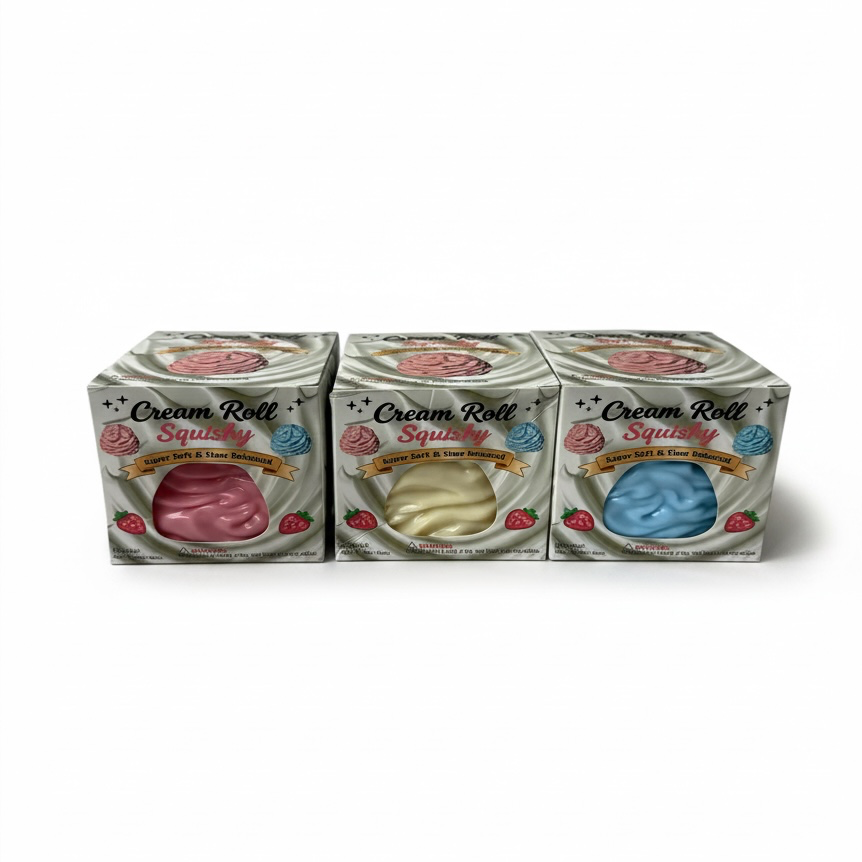 Vaseline-Filled Cream Roll Squishy