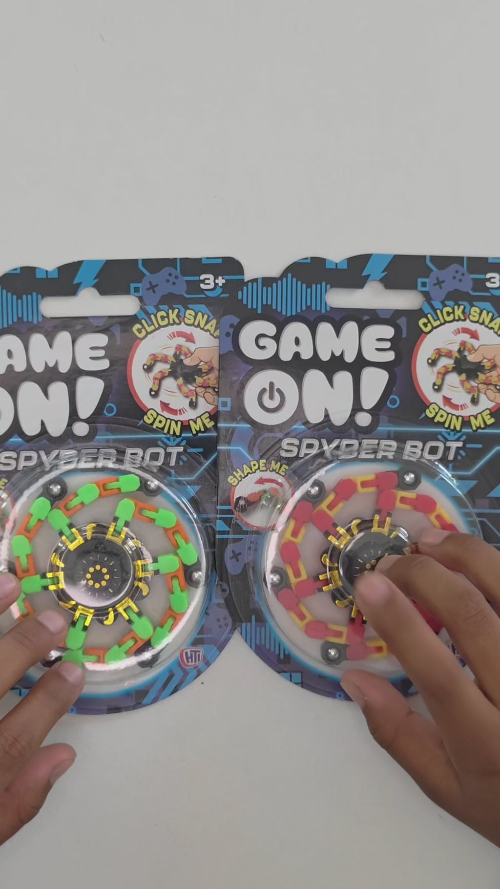 🤖 Game On! – Spyder Bot Click & Snap Fidget